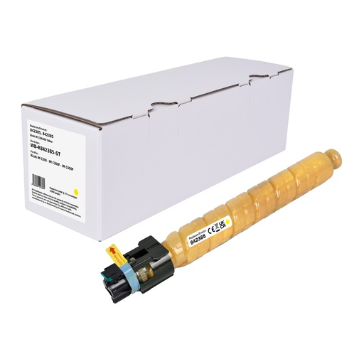 [WB-R842385-ST] White Box Standard Remanufactured Ricoh 842385 Copier Toner Yellow